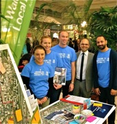 With the planning team at St Kevin’s Arcade for the First Thursday drop-in session on 1 May