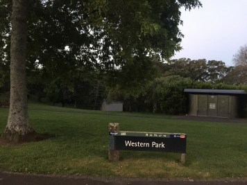 From the Ponsonby Road entrance. 