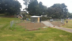 view of toilet block